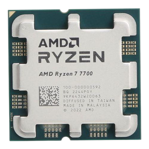 Процесор AMD Ryzen 7 7700 (8C/16T, 3.8-5.3GHz,32MB,65W,AM5) tray (100-000000592)