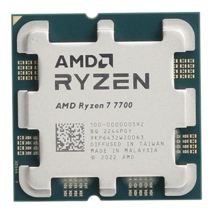 Процесор AMD Ryzen 7 7700 (8C/16T, 3.8-5.3GHz,32MB,65W,AM5) tray (100-000000592), фото 1
