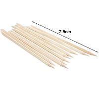 Апельсинові палички для манікюру і педикюру 7,5см, 100шт