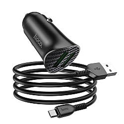 Автомобільний Зарядний Пристрій Hoco Z39 Micro 2USB