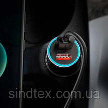 Автомобільний Зарядний Пристрій Baseus 60W 2USB, фото 5