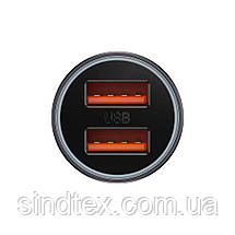 Автомобільний Зарядний Пристрій Baseus 60W 2USB, фото 6