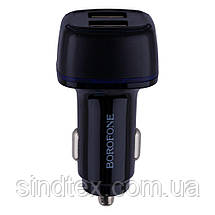 Автомобільний Зарядний Пристрій Borofone BZ14 Lightning 2USB, фото 3