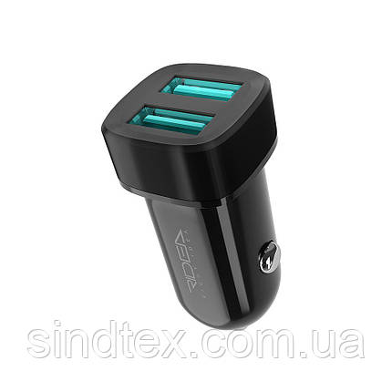 Автомобільний Зарядний Пристрій Ridea 2USB 2.4 A 12W, фото 1