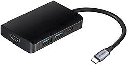 Док-станція USB3.1 Type-C --> HDMI/USB 3.0x2/PD 60W 5-in-1 DSC-501 CHIEFTEC