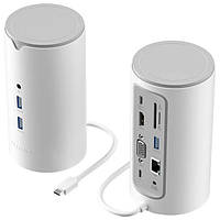 Док-станція USB3.1 Type-C --> HDMI/VGA/USB3.0x3/RJ45/SD/TF/TRRS3.5m/PD/DC100WVentio (TPHWC-EU)