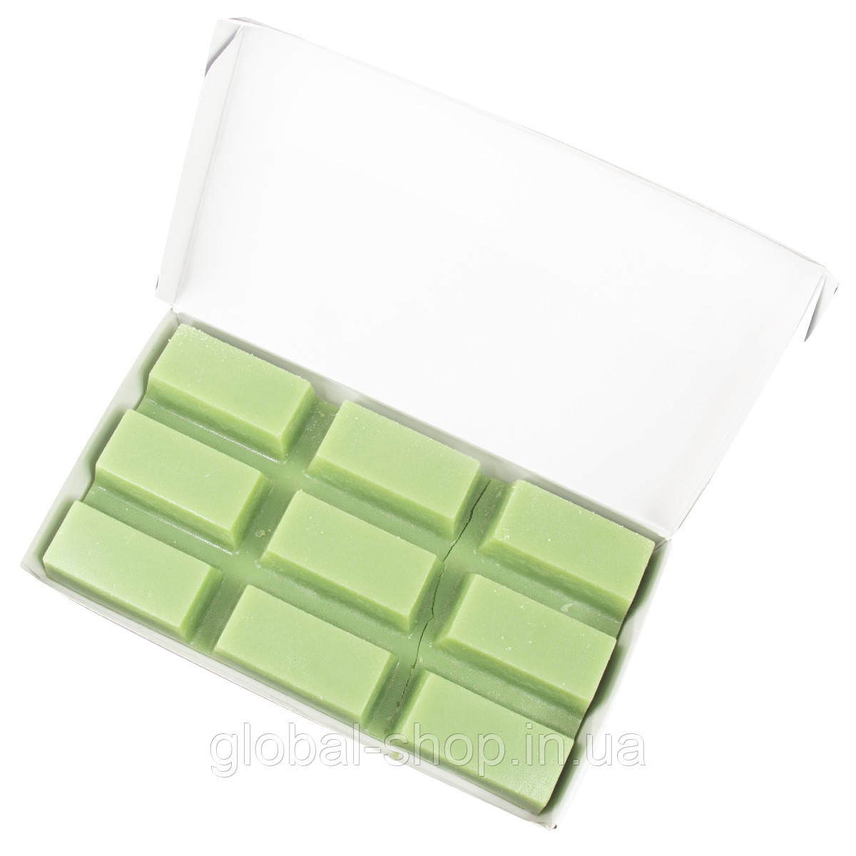 Плівковий гарячий віск для депіляції 500 г, оливковий, Global Fashion, Natural Wax Block