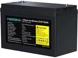 Акумуляторна батарея Marsriva LiFePO4, 12,8 V/100Ah, Version 3