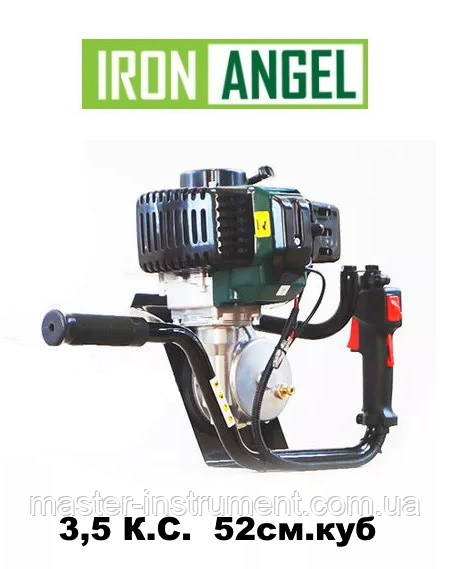 Мотобур Iron Angel MD3353 PROFI (без бурів в комплекті), фото 1