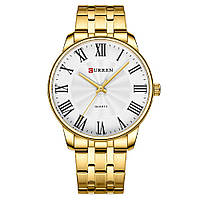 Curren 8422 Gold-White