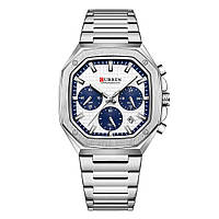 Curren 8459 Silver-White