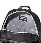 Рюкзак Under Armour Hustle Lite Backpack чорний водонепроникний 24 л 1364180-002, фото 9