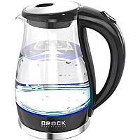 Електрочайник BROCK WK 2407 1500Вт/ 1.8л/ скло/ захист від перегріву/ автовимкнення (WK 2407)