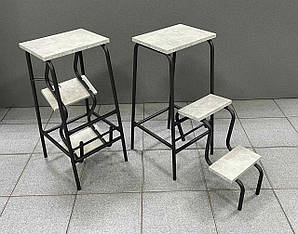 Побутова драбина-стілець (колір - бетон)