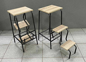 Побутова драбина-стілець (колір - трюфель)