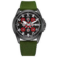 Awarder Embroidery Black-Red Green Automatic 10ATM