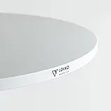 Стіл для кафе високий Soul light bar d-60 чорний метал / білий ДСП (текстура), фото 3