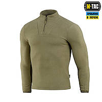 M-Tac зручна тактична військова флісова кофта хакі на блискавці Delta Fleece Tan