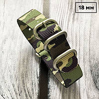 Ремешок Nato Camo Multicam 18 мм