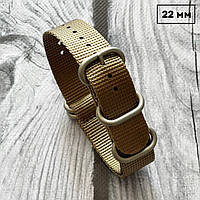 Ремінець Nato Khaki 22 мм