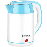 Електрочайник BROCK WK 5521 WH 1500Вт/ 1.8л/ подвійні стінки/ білий (WK 5521 WH)