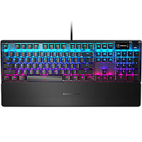 Клавіатура ігрова механічна SteelSeries Apex 5 (Blue Switch) UA OLED Smart Display (64532)