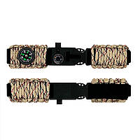 Ремінець паракордовий багатофункціональнийDesert Camo New