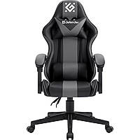 Крісло ігрове Defender Cosmic поліуретан 50мм, Клас 4, Black/Gray (64479)