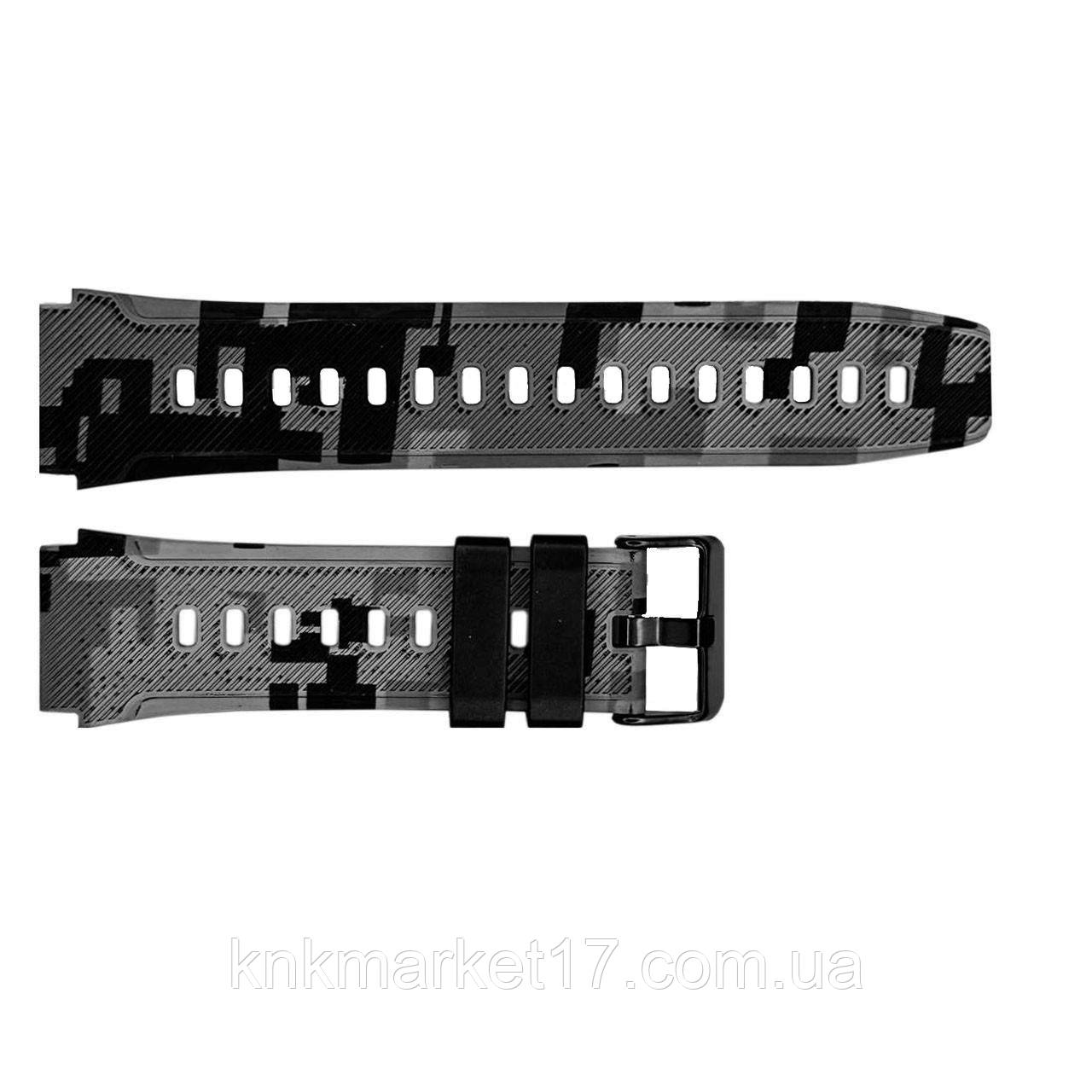 Ремінець для смарт-годинника C22 Camo Grey, фото 1