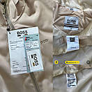 Куртка чоловіча бежева демісезонна з капюшоном Boss, фото 7