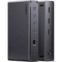Док-станція Thunderbolt 4 --> 3xTh.4/3xUSBA 3.2/RJ45 Gigabit/140W ARevodok Max U708 Ugreen (25053EU)