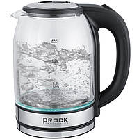 Електрочайник BROCK WK 2402 1500Вт/ 1.8л/ скло/ захист від перегріву/ автовимкнення (WK 2402)