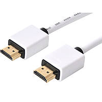 Кабель HDMI M - M, 2.0 м, Sandberg, HDMI-2.0 білий (308-98)