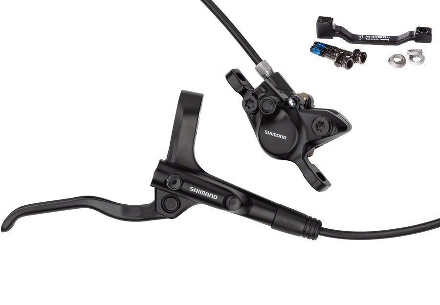Дискові гальма гідравлічні задні SHIMANO BL-MT200 + 1700мм, адаптер SM-MA-F180P/P2, OEM