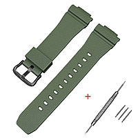 Ремінець для Casio G-Shock GM-2100 B Army Green BK