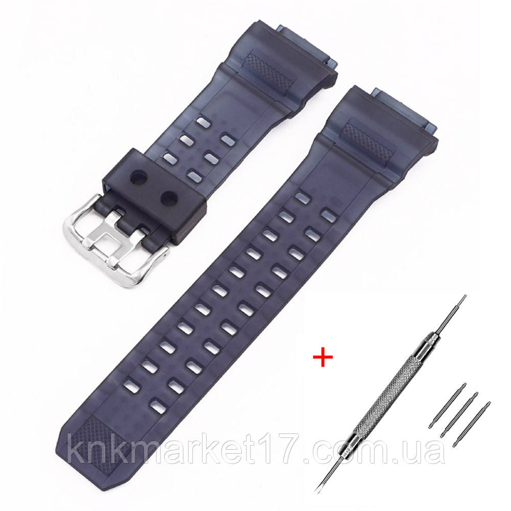 Ремінець для Casio G-Shock GW-9400 Transl Dark Blue SI, фото 1