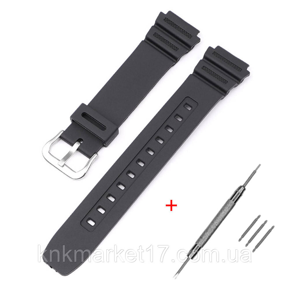 Ремінець для Casio AE-1000W Black SI, фото 1