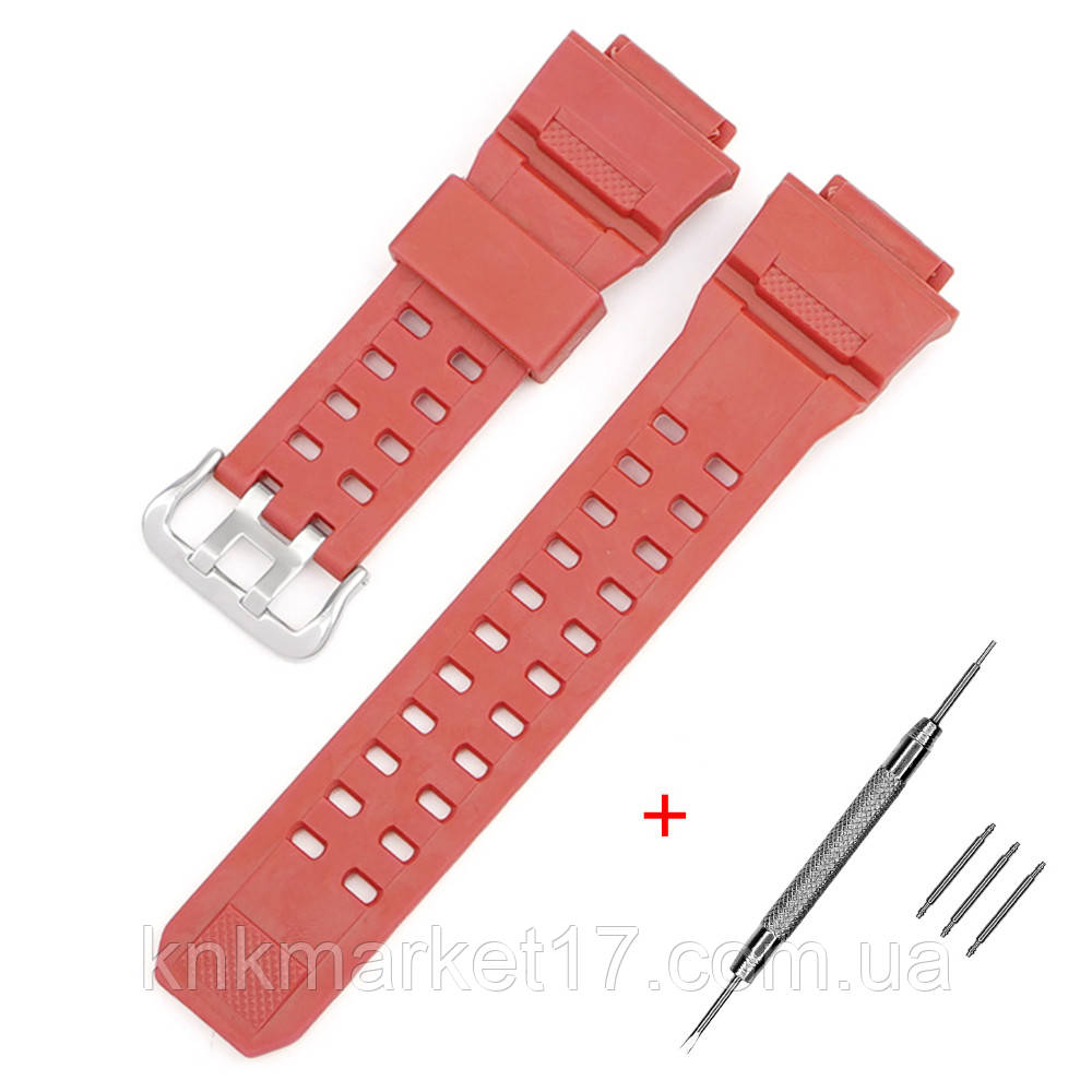 Ремешок для Casio G-Shock GW-9400/9300 Red SI, фото 1