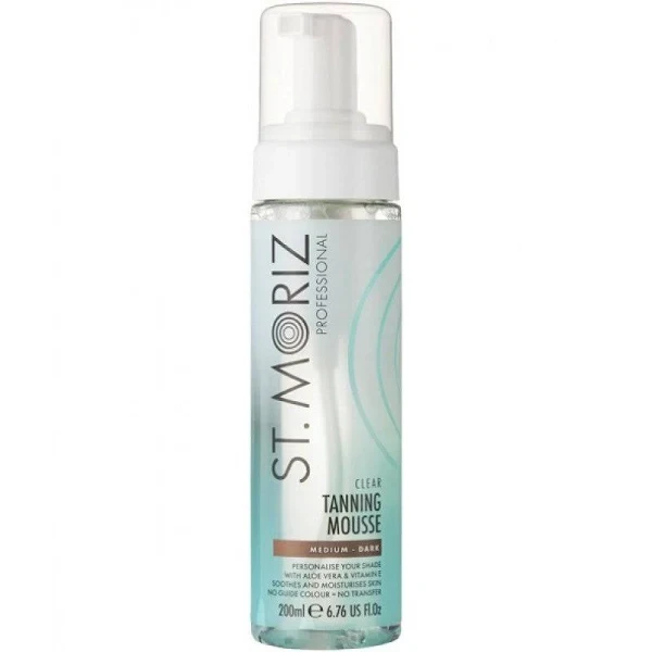 Автобронзат-мус St.Moriz Pro Clear Mousse Medium-Dark, 200 мл