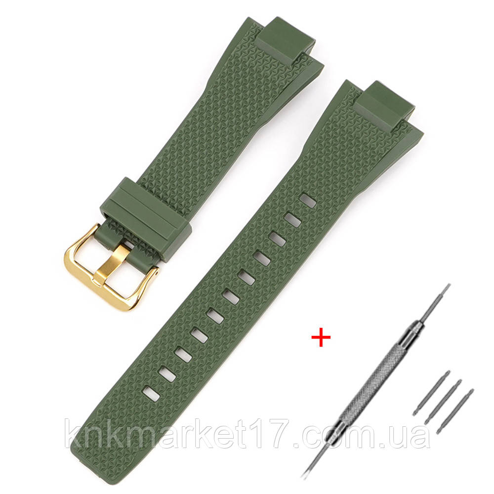 Ремінець для Casio G-Shock GST-B400 Army Green GD, фото 1