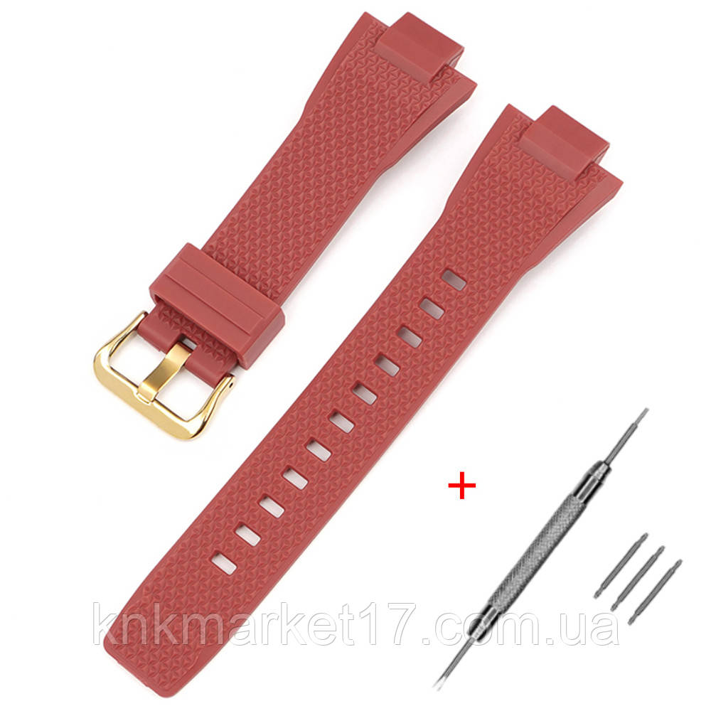 Ремінець для Casio G-Shock GST-B400 Red GD, фото 1