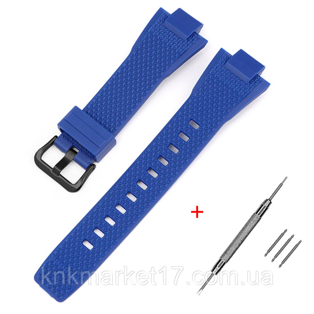 Ремінець для Casio G-Shock GST-B400 Blue BK, фото 1