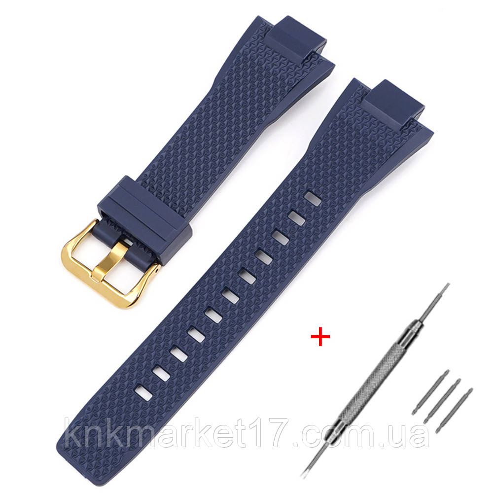 Ремінець для Casio G-Shock GST-B400 Dark Blue GD, фото 1