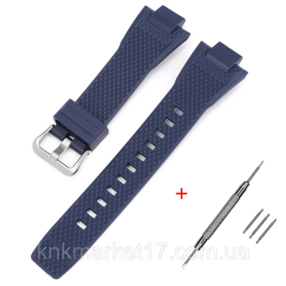 Ремінець для Casio G-Shock GST-B400 Dark Blue SI, фото 1