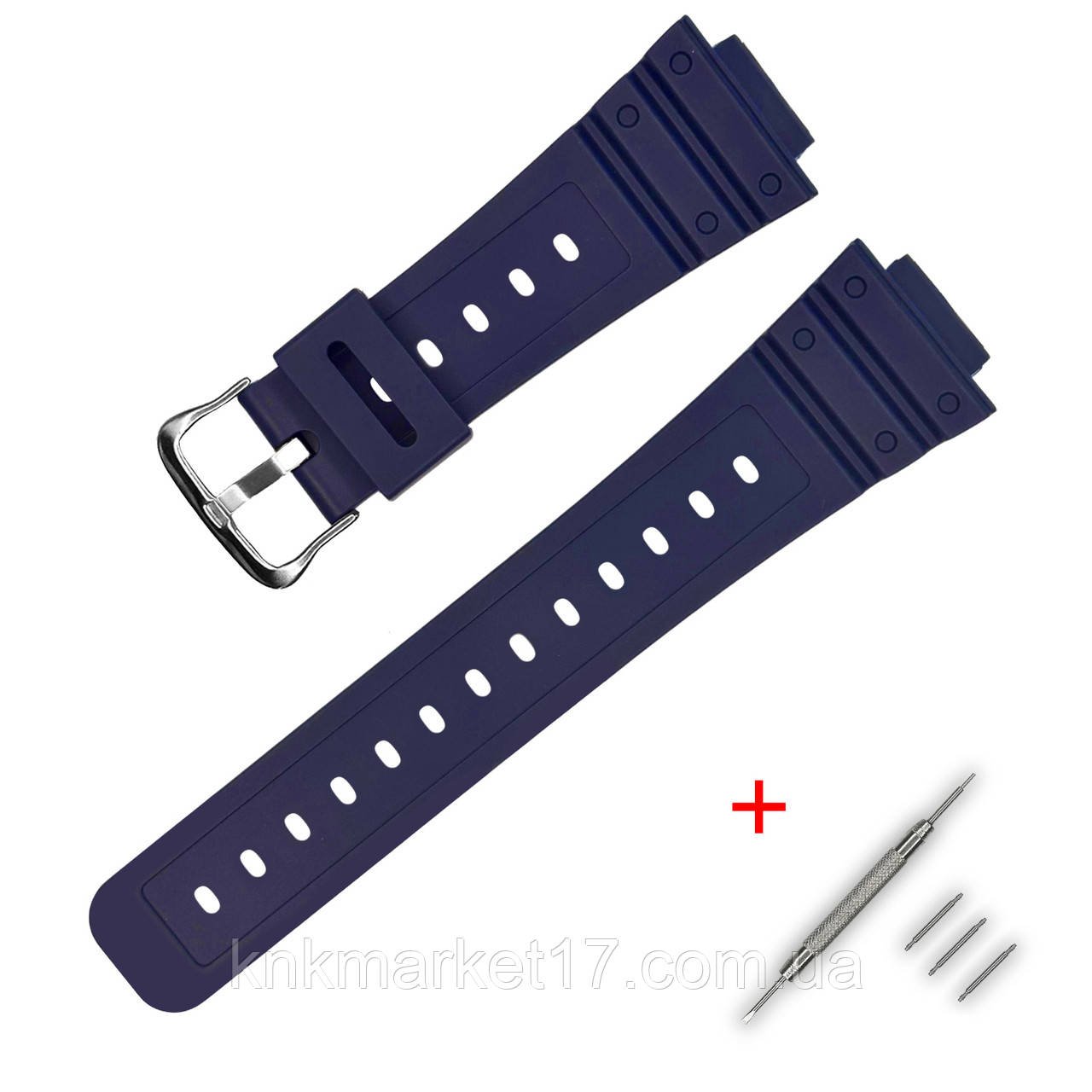 Ремінець для Casio G-Shock DW-5600 Dark Blue SI, фото 1