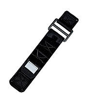 Ремінець для годинника Nylon Pro Black 20 мм