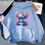 Жіноче яскраве худі з принтом Стіча, фото 2