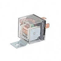 Реле 5-контактне з кронштейном 12 В 40 А з індикатором прозоре