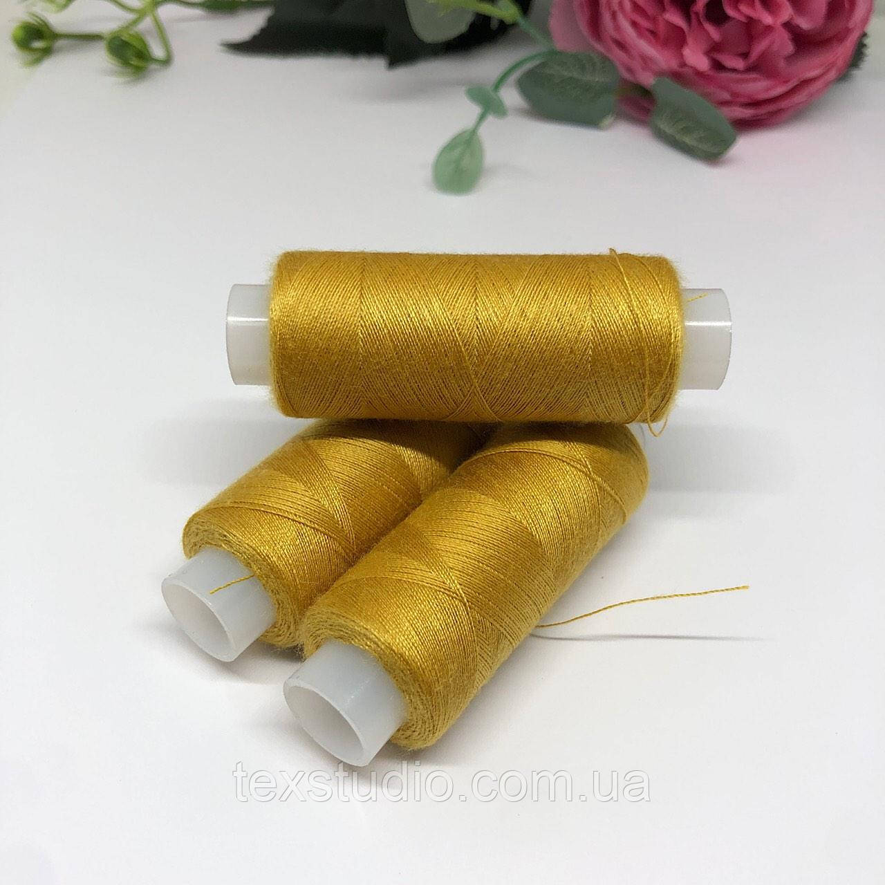 Нитка гірчична Omega 120 200 м. col 00136, фото 1