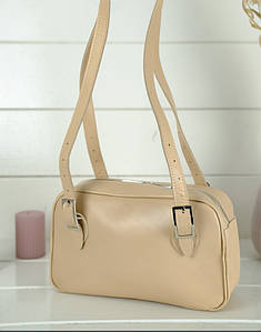 Жіноча сумка Кіото з натуральної шкіри колір Бежевий